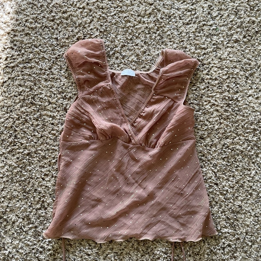 Vintage mesh top